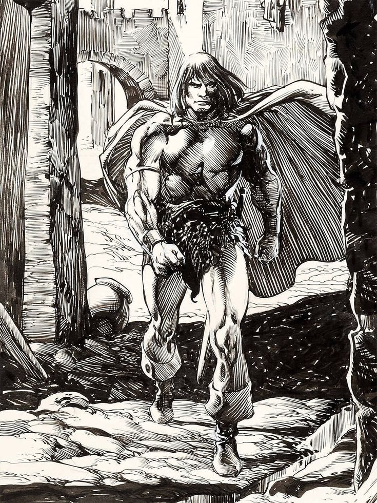 Alfredo Alcala Conan Art