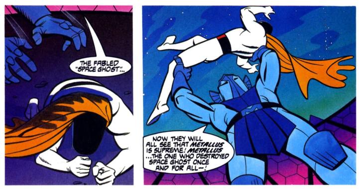 Space Ghost fights for his life