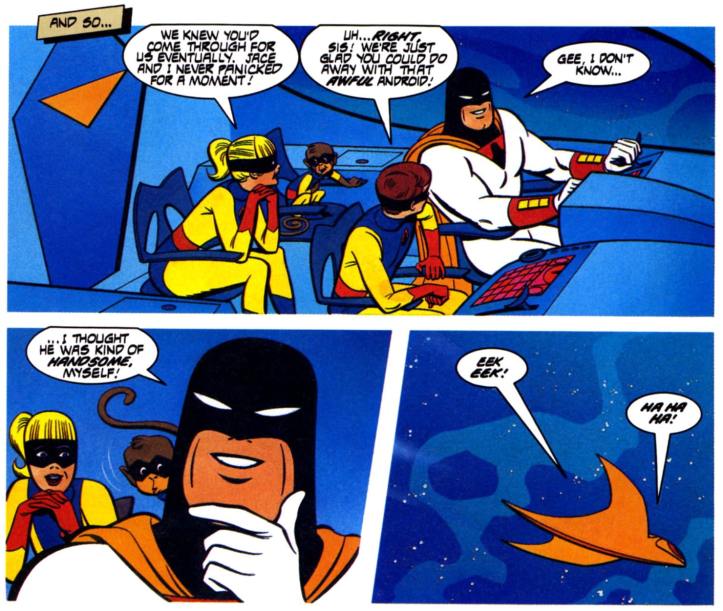 Space Ghost, Jan, Jace, and Blip
